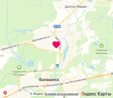 На карте