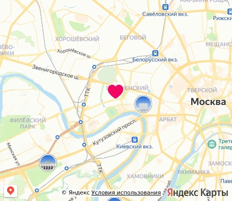 На карте