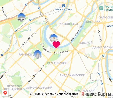 На карте