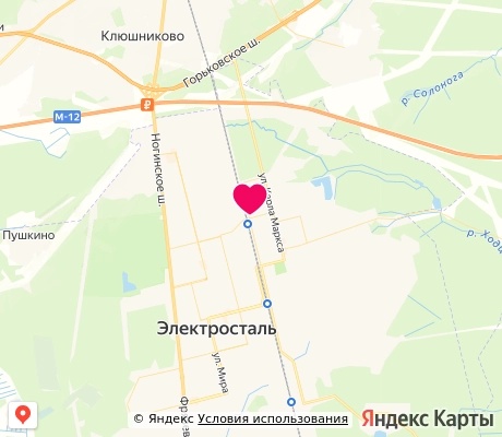 На карте