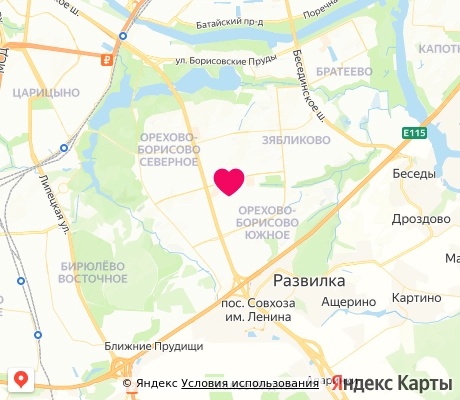 На карте