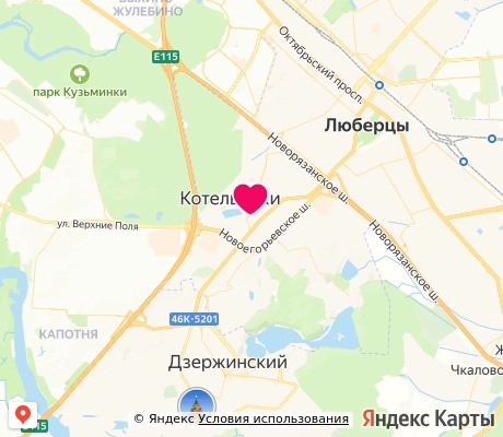 На карте