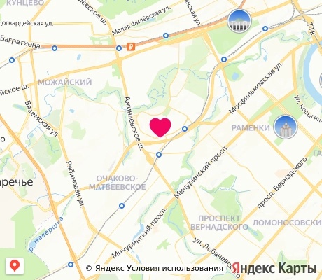 На карте
