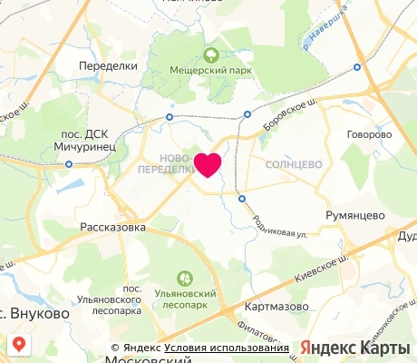На карте