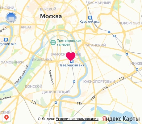 На карте