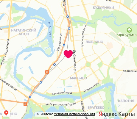 На карте