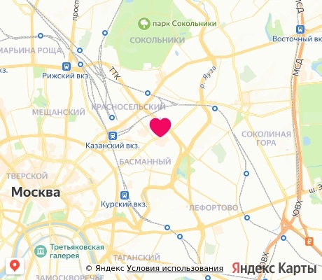 На карте