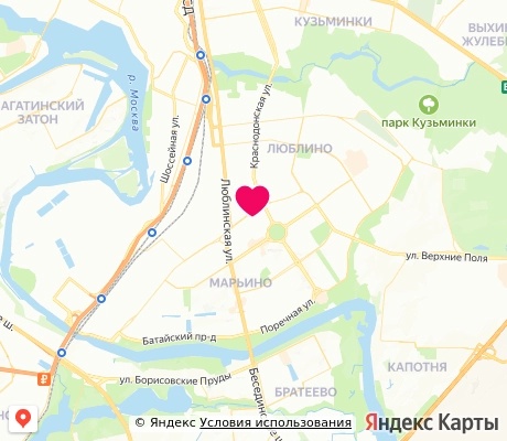 На карте