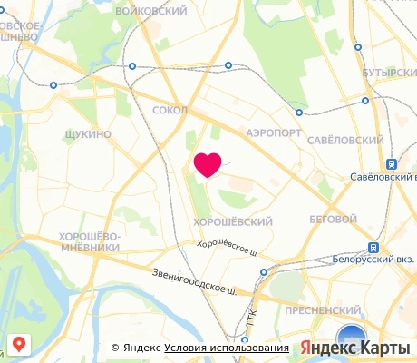 На карте
