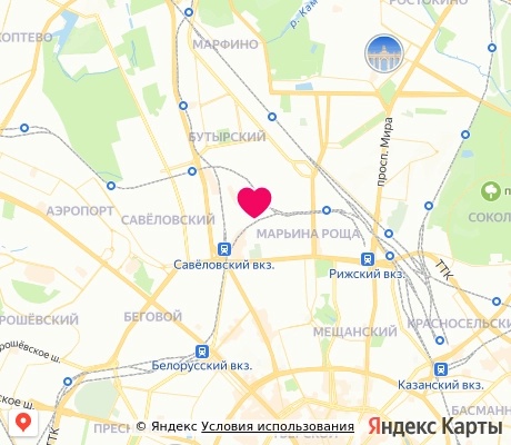 На карте