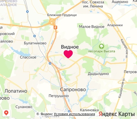 На карте