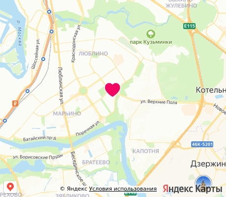 На карте