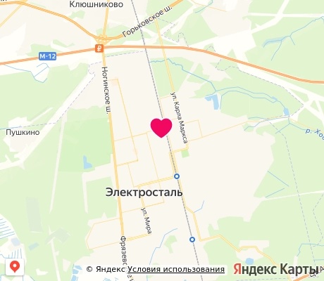 На карте