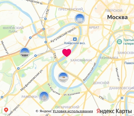 На карте
