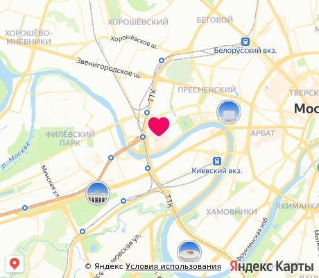 На карте