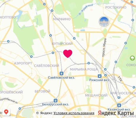 На карте