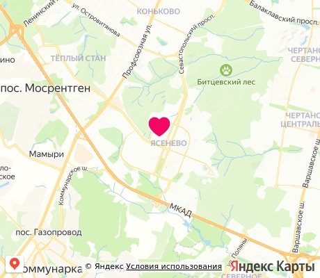 На карте