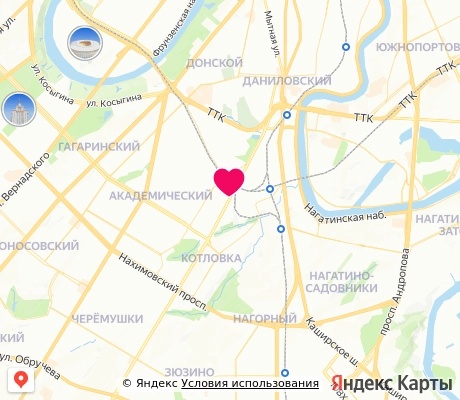 На карте