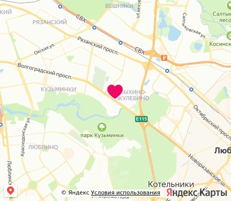 На карте