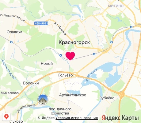 На карте