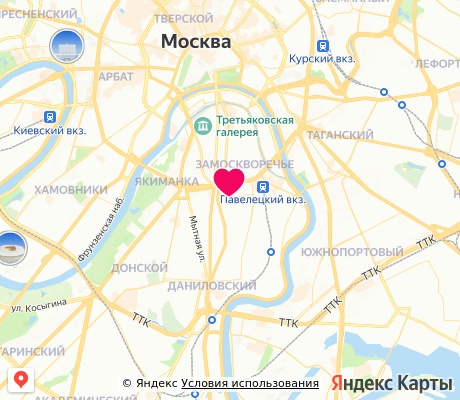 На карте