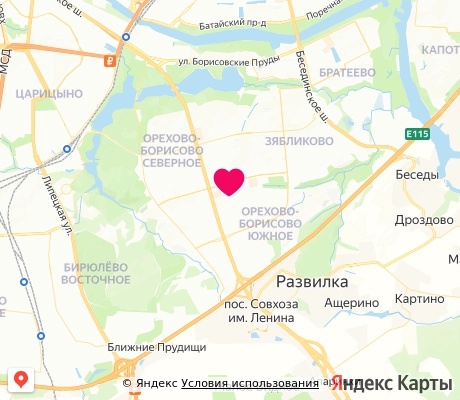 На карте