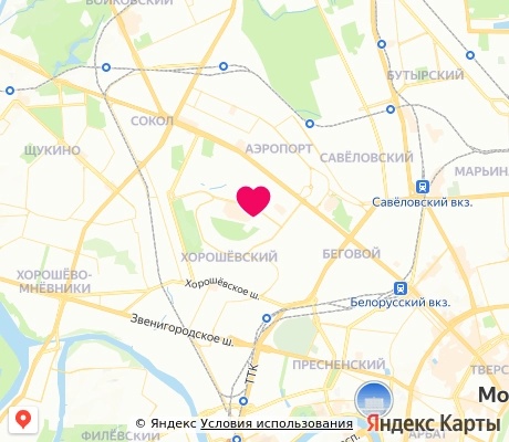 На карте