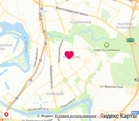 На карте
