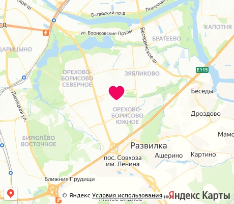 На карте