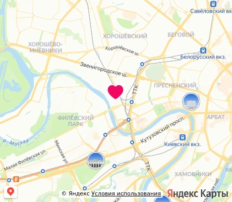На карте