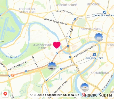 На карте