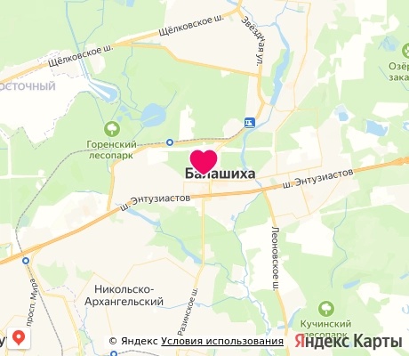 На карте