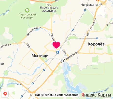 На карте