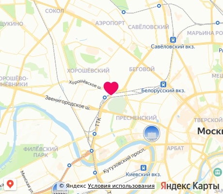 На карте