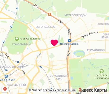 На карте