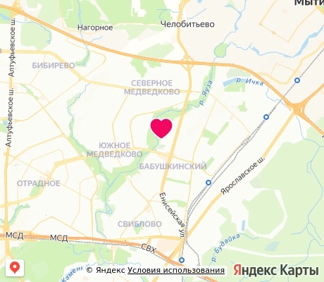 На карте