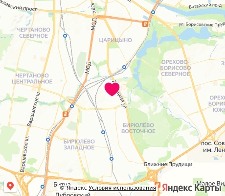 На карте