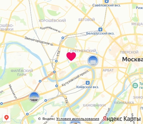 На карте