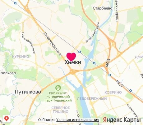 На карте