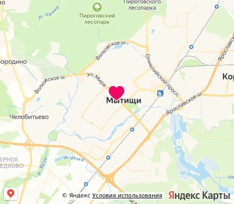 На карте