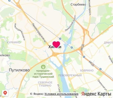 На карте