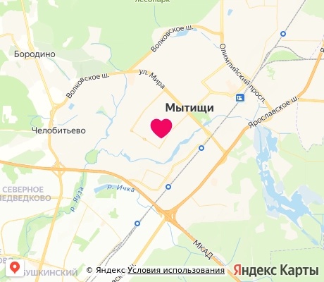 На карте