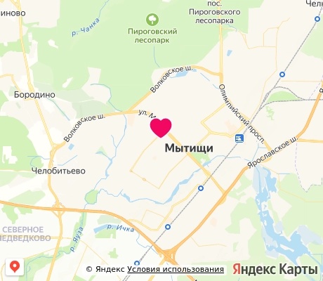 На карте