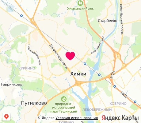 На карте