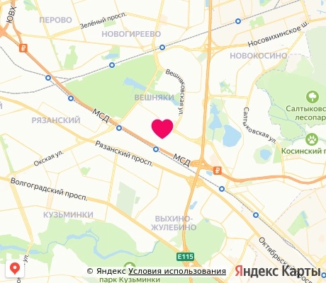 На карте