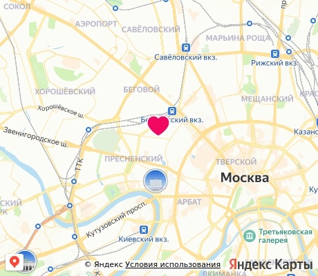 На карте