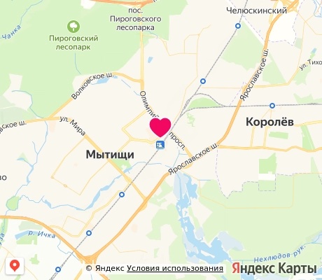 На карте