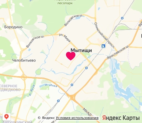 На карте