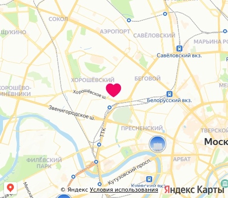 На карте