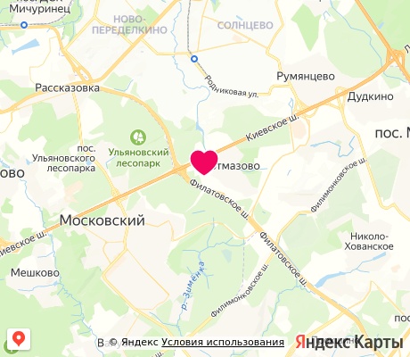 На карте